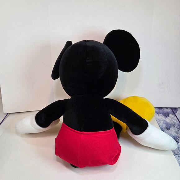 Mickey Mouse Large Plush Stuffed Animal Disney Parks 19” Sitting - Picture 7 of 15